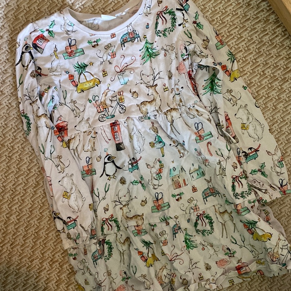 British Next Christmas Holiday dress 100% cotton
